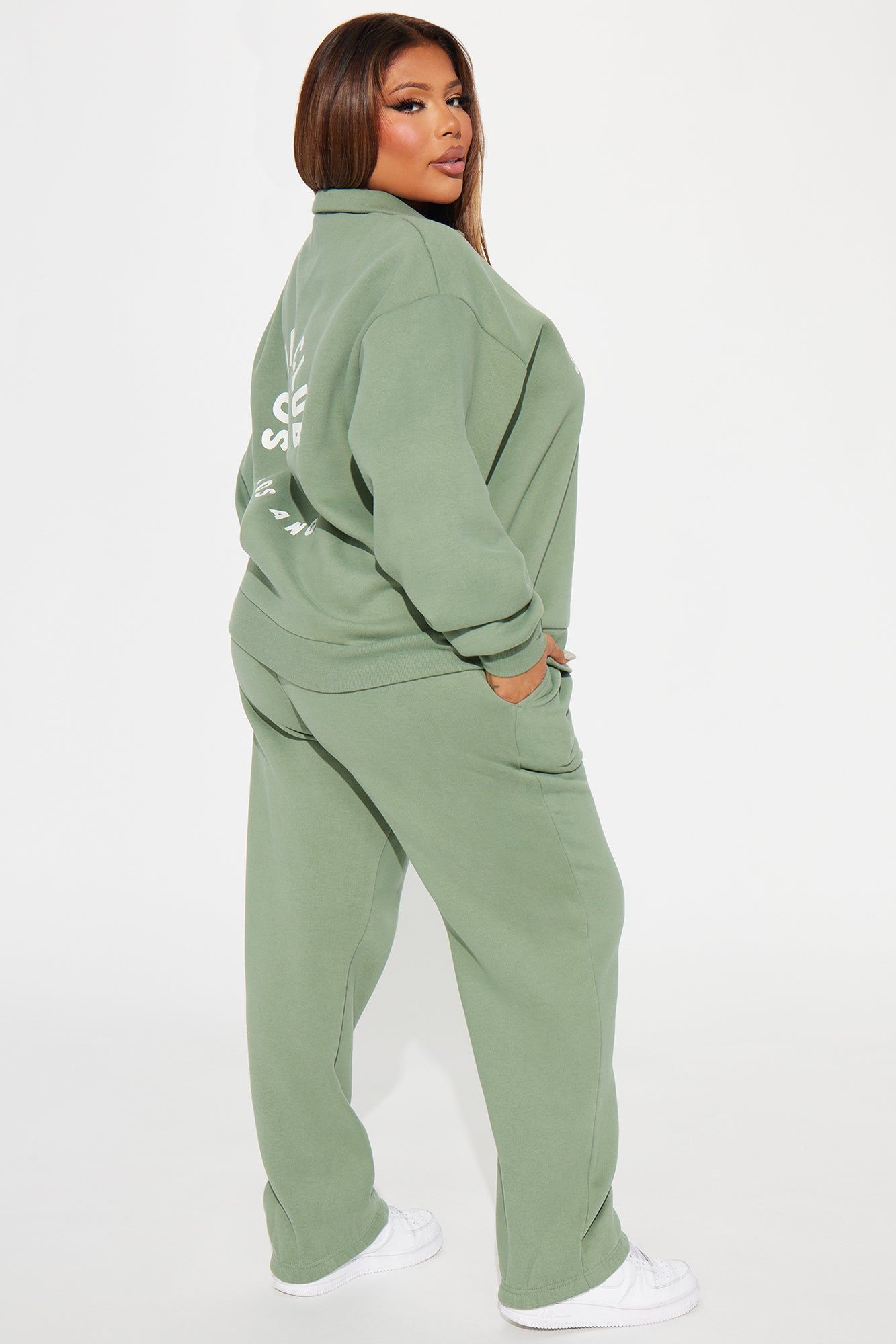 Social Club Sweatpant Set - Sage sold by Fashion Nova product image thumbnail 9