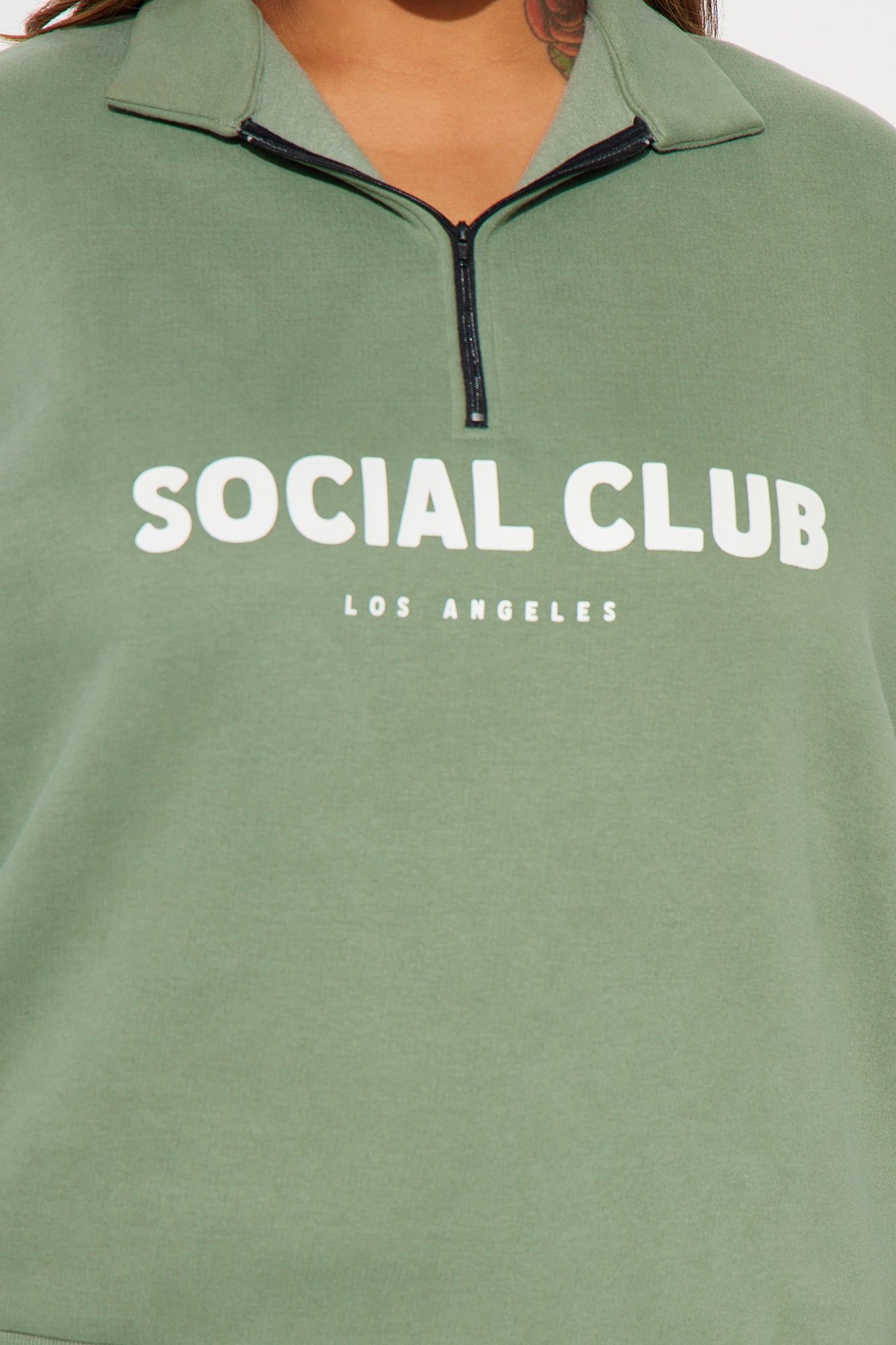 Social Club Sweatpant Set - Sage sold by Fashion Nova product image thumbnail 8