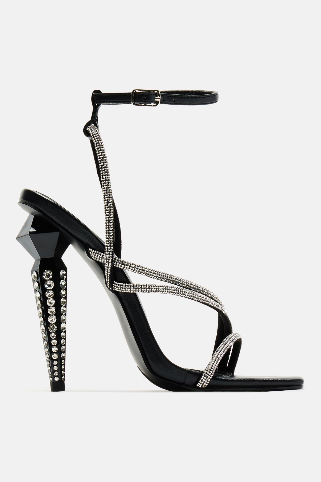 Corrine Embellished Heels - Black sold by Fashion Nova product image thumbnail 5