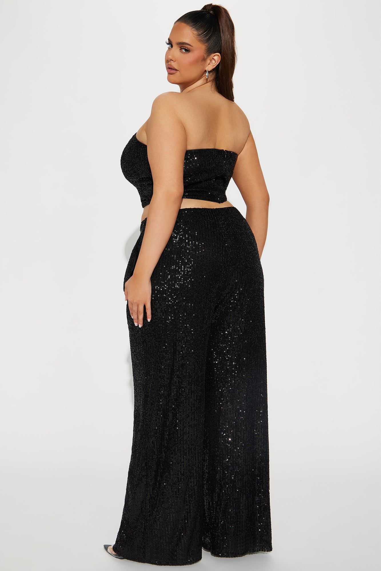Stella Sequin Pant Set - Black sold by Fashion Nova product image thumbnail 6