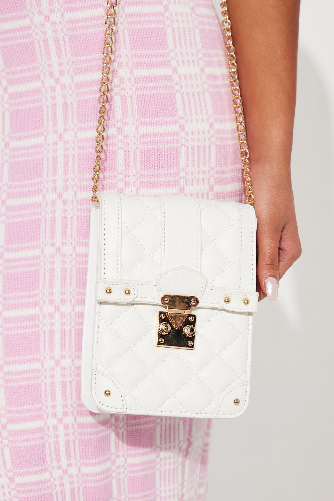 Much Needed Handbag - White sold by Fashion Nova