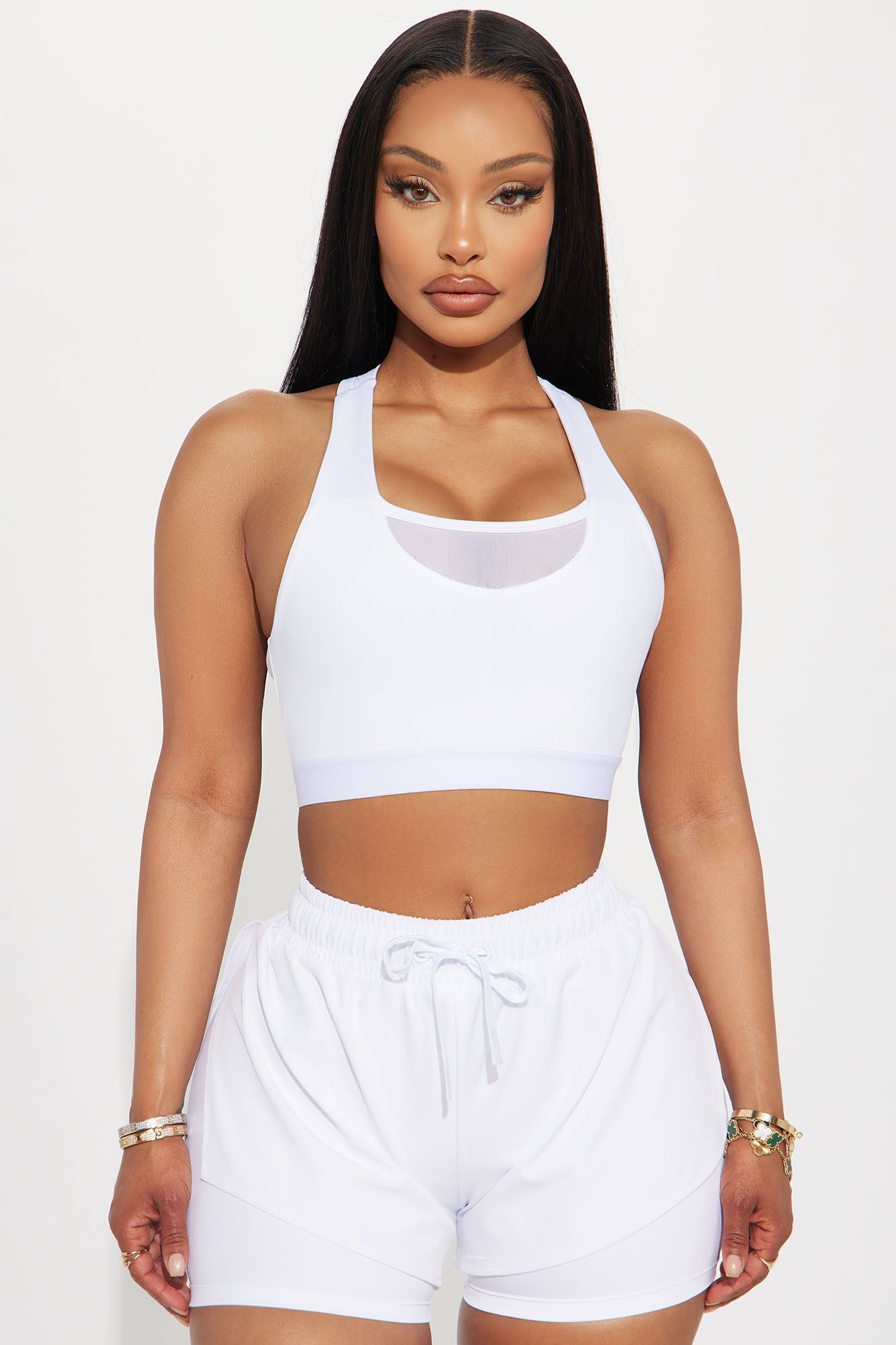 Dash Elevate Sports Bra - White sold by Fashion Nova
