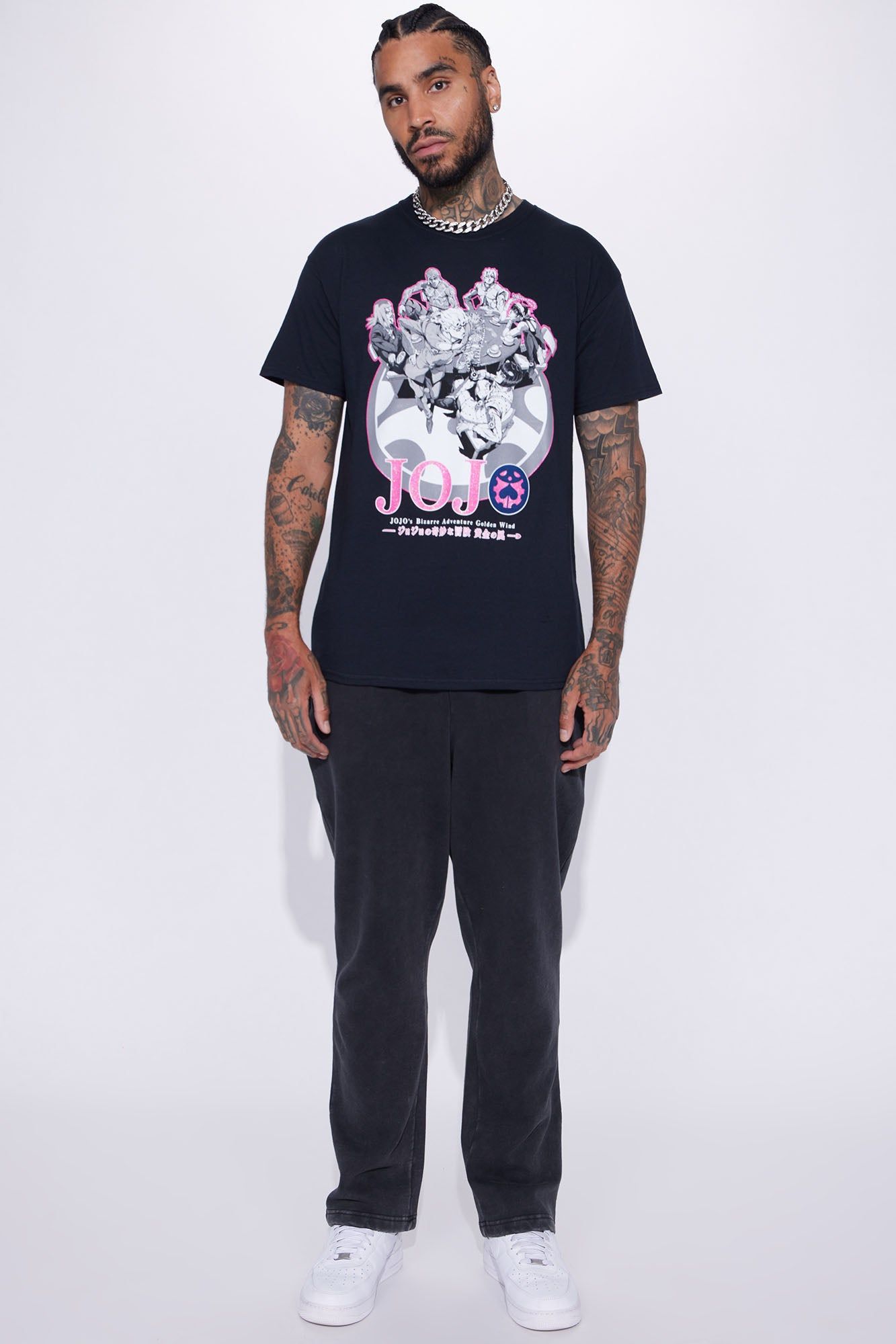 Jojo's Bizarre Adventures Short Sleeve Tee - Black sold by Fashion Nova product image thumbnail 3