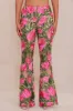 Sarah Embroidered Pant - Pink/combo sold by Fashion Nova