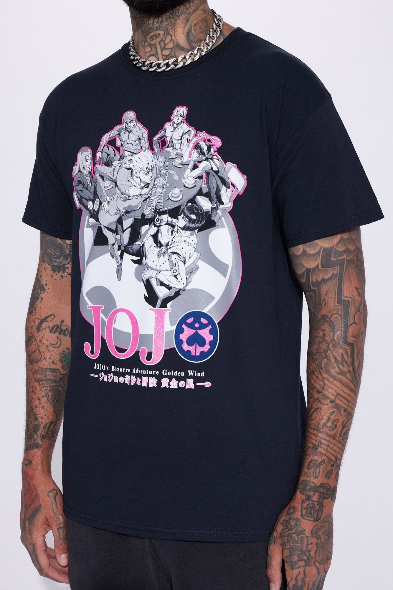 Jojo's Bizarre Adventures Short Sleeve Tee - Black sold by Fashion Nova product image thumbnail 4