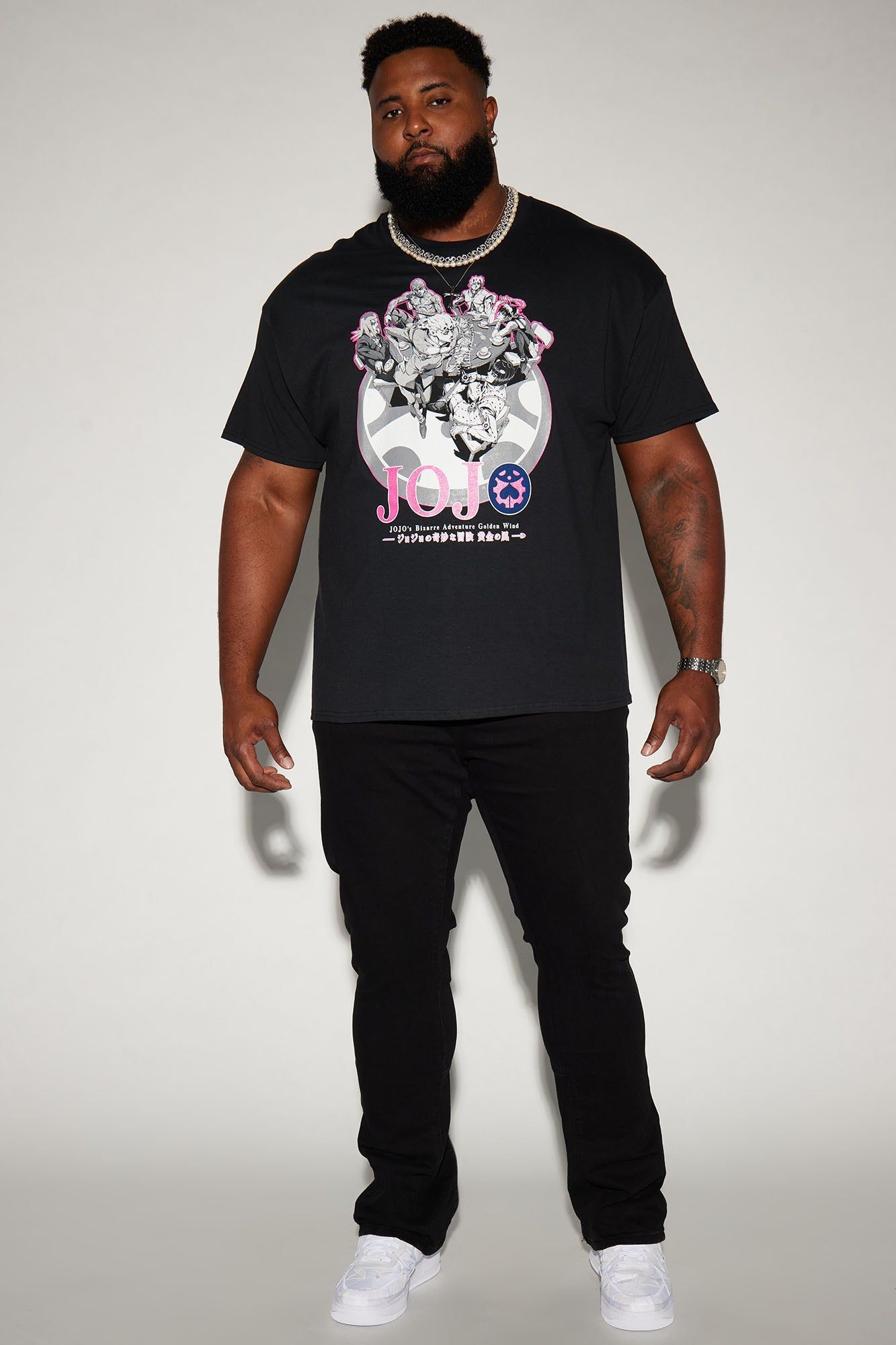 Jojo's Bizarre Adventures Short Sleeve Tee - Black sold by Fashion Nova product image thumbnail 5