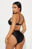 Haley Chain Underwire 2 Piece Bikini - Black sold by Fashion Nova