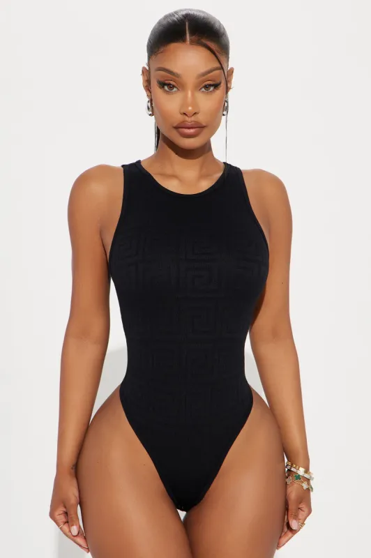 Chelsea Seamless Bodysuit - Black sold by Fashion Nova