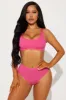 Light As A Feather Microfiber High Cut Thong Panty - Hot Pink sold by Fashion Nova