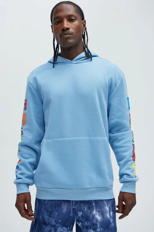 Hustle Daily Hoodie - Blue sold by Fashion Nova