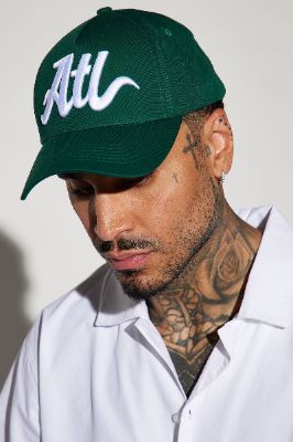 Atlanta Snapback Hat - Green sold by Fashion Nova