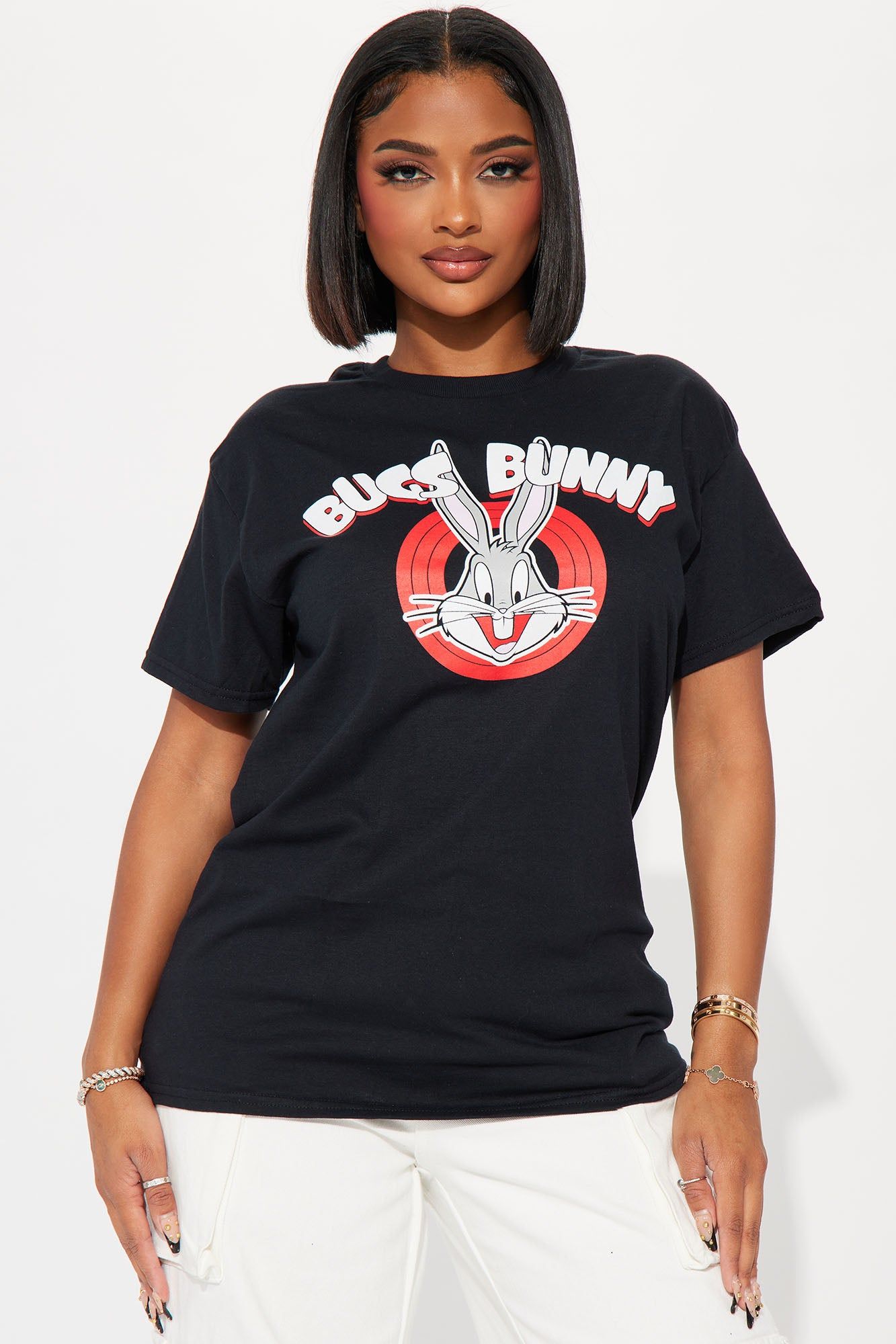 WB's Bugs Bunny Graphic Tee - Black sold by Fashion Nova