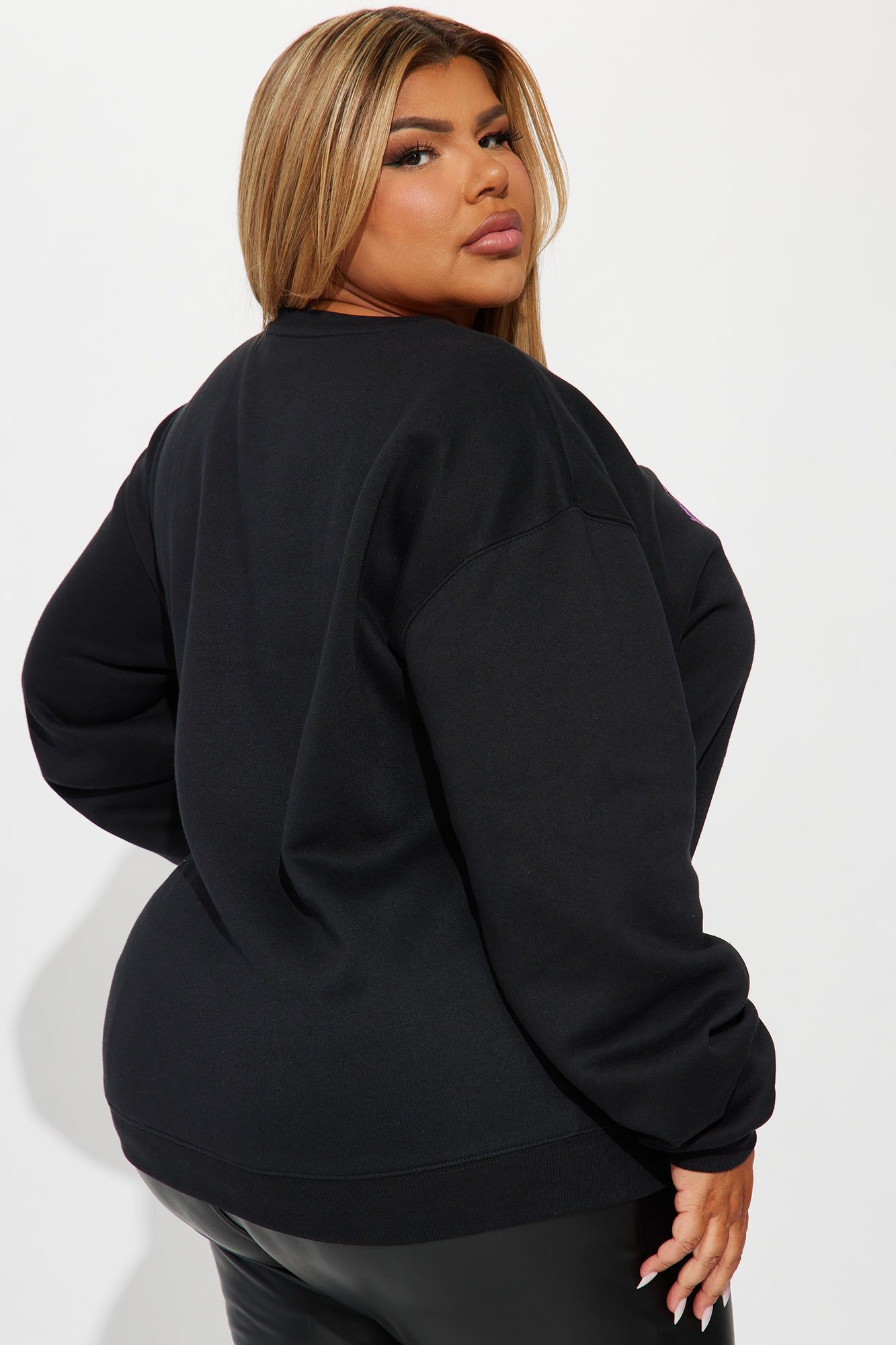 Pink Floyd Rhinestone Sweatshirt - Black sold by Fashion Nova product image thumbnail 8