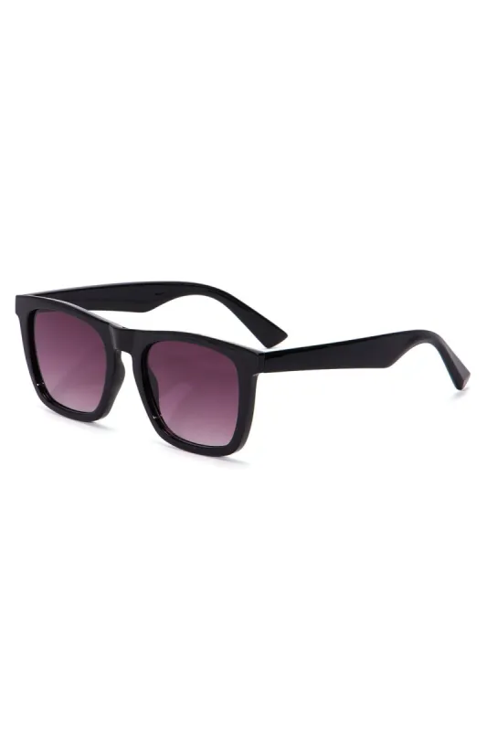In The Mood Sunglasses - Black made by Fashion Nova