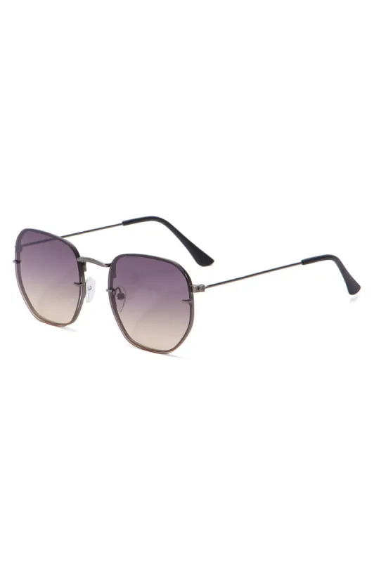 Get It Sunglasses - Gunmetal sold by Fashion Nova