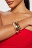With Love 2 Piece Bracelet Set - Gold sold by Fashion Nova