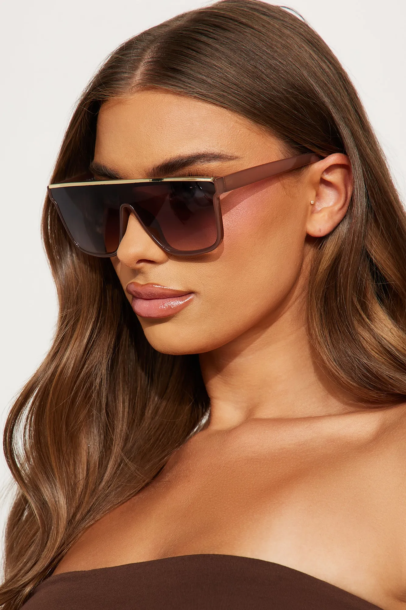 Desert Dust Sunglasses - Brown sold by Fashion Nova