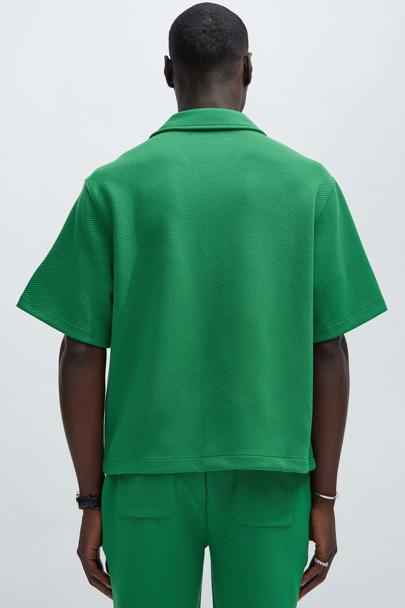 Kina Textured Shirt - Green sold by Fashion Nova product image thumbnail 4