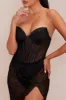 Wish Upon A Star Embellished Gown - Black sold by Fashion Nova