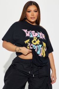 I'm Thrivin' Graphic Tee - Black sold by Fashion Nova