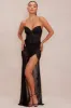 Wish Upon A Star Embellished Gown - Black sold by Fashion Nova