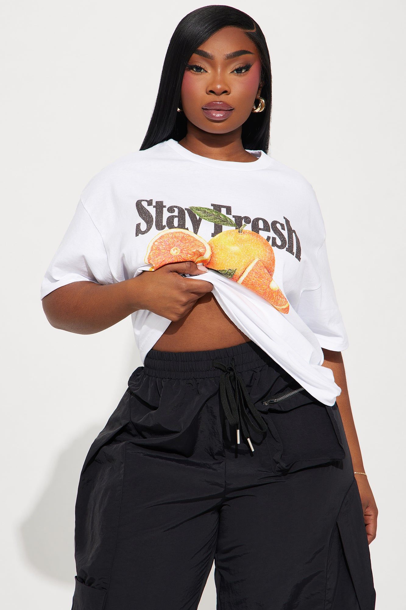 So Fresh And So Clean Tee - White sold by Fashion Nova product image thumbnail 4