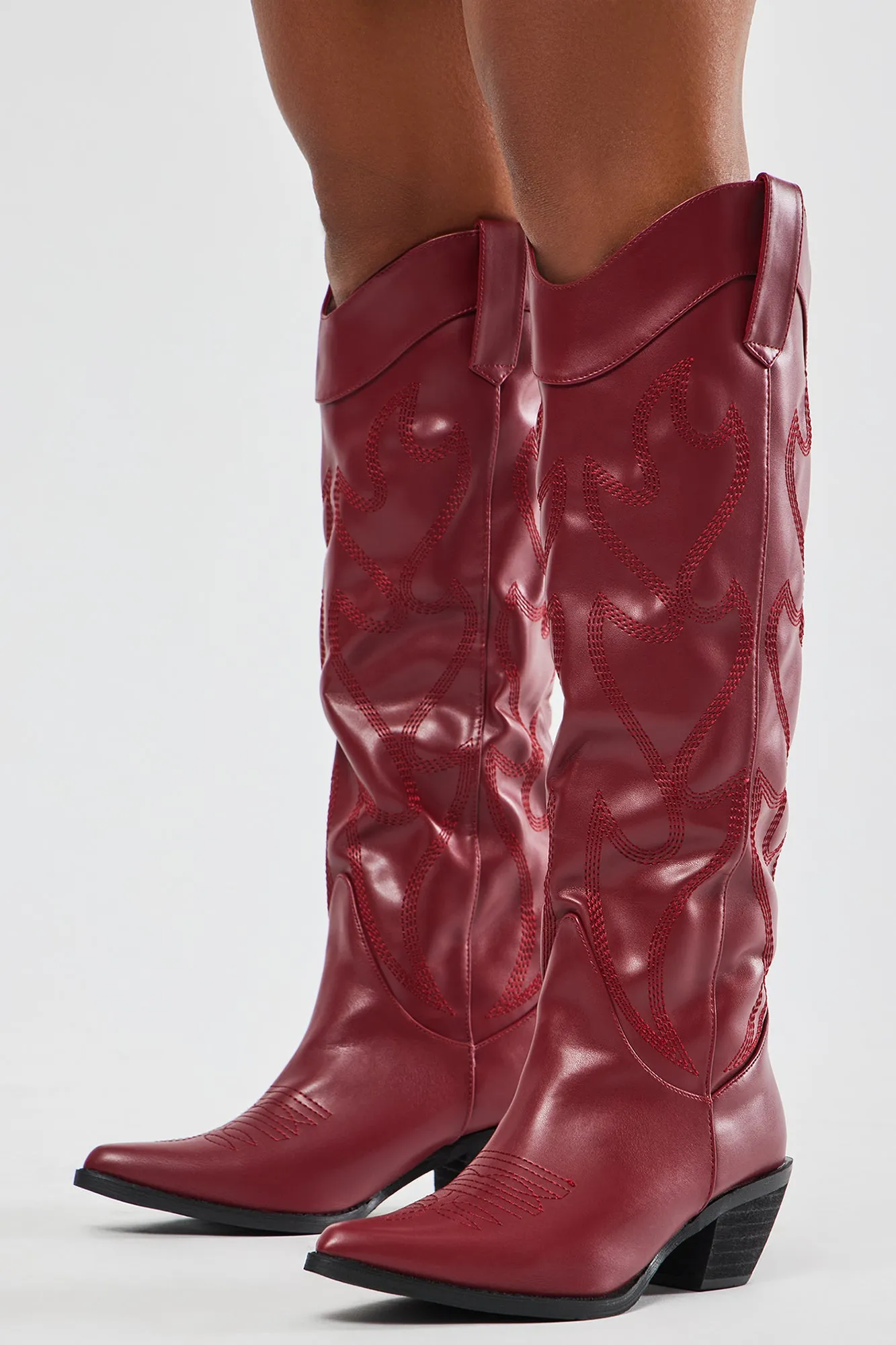 Country Roots Cowboy Boots - Red sold by Fashion Nova product image thumbnail 2