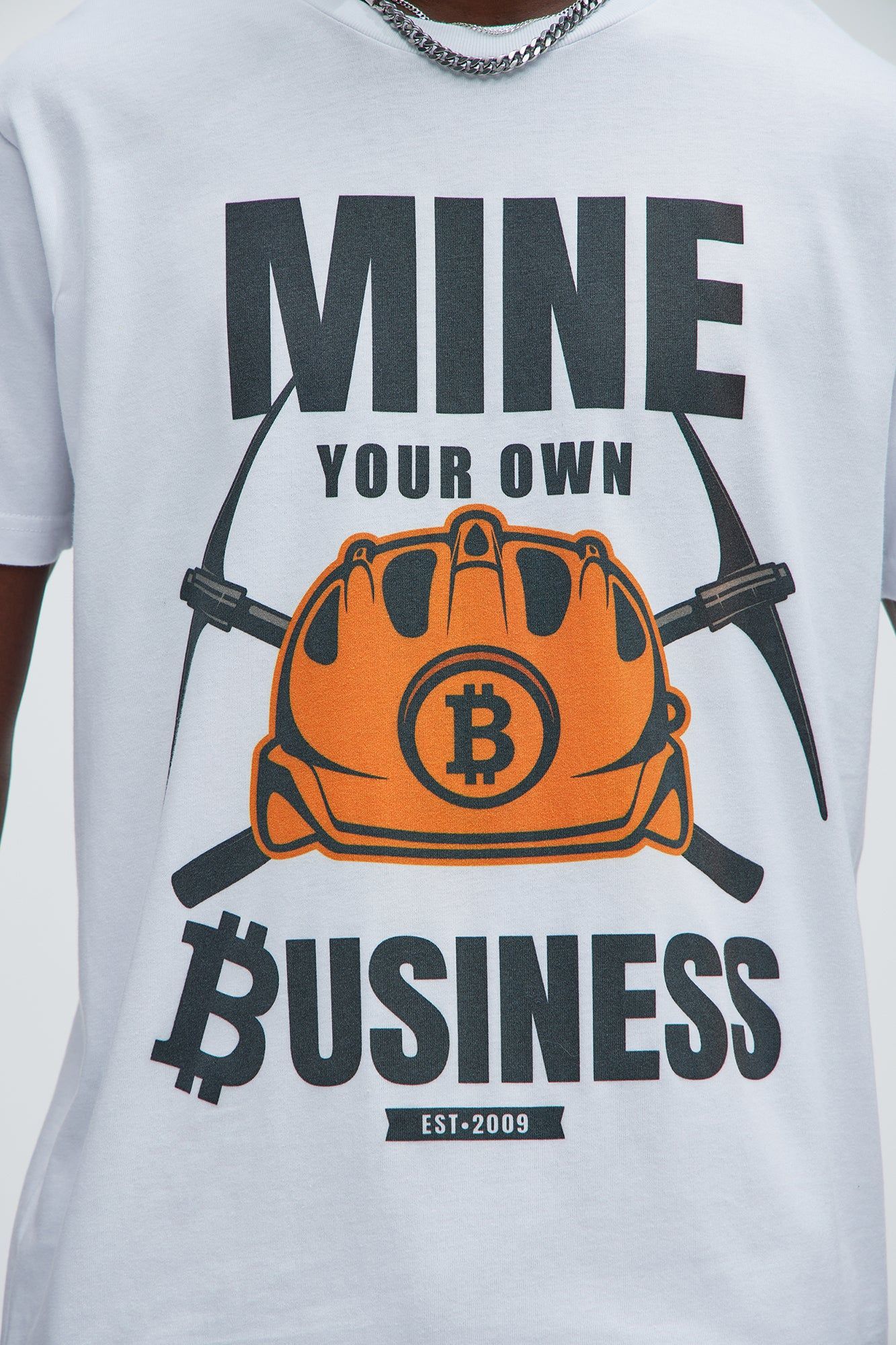 Mine Your Own Business Short Sleeve Tee - White sold by Fashion Nova product image thumbnail 3