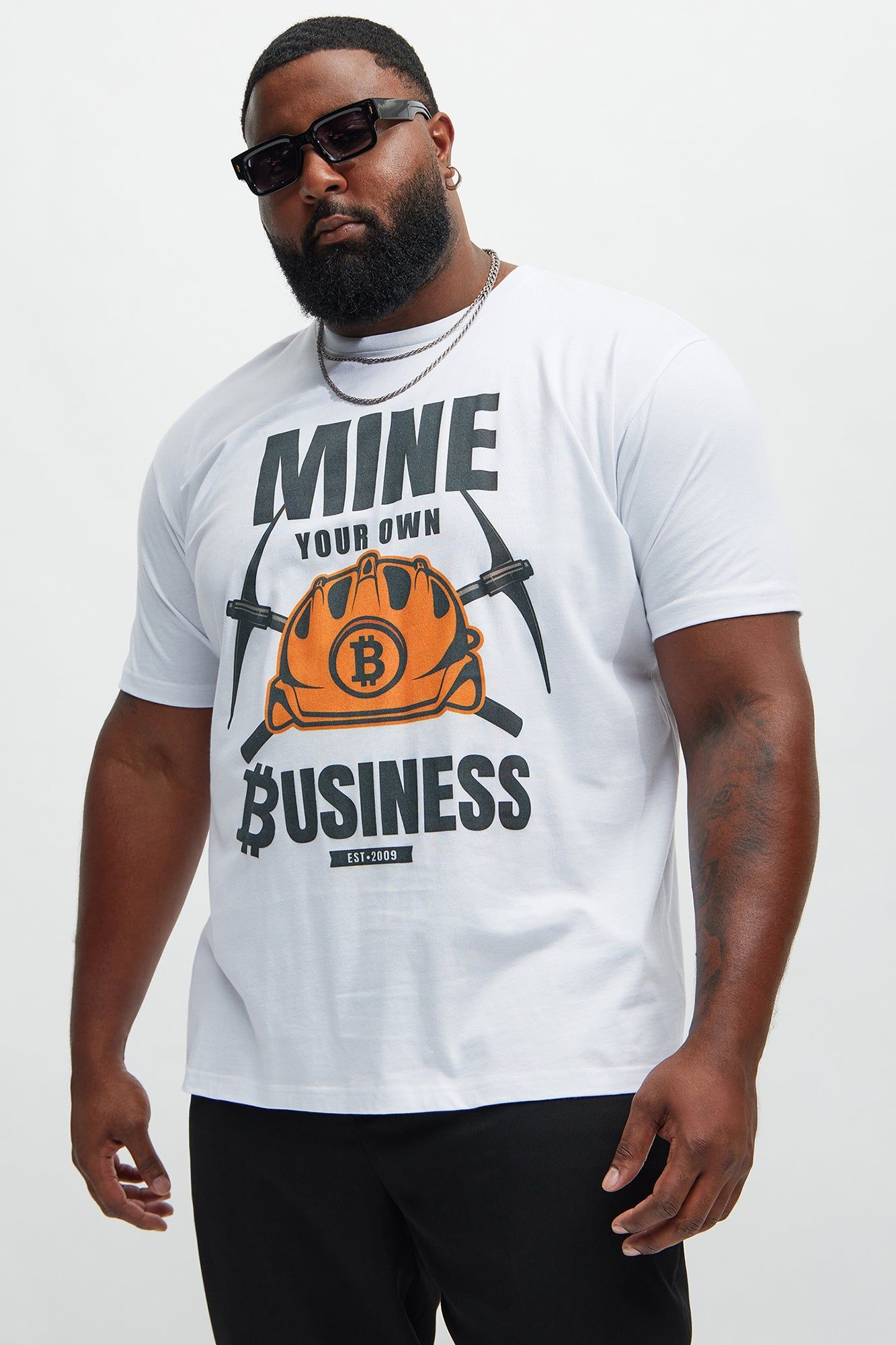Mine Your Own Business Short Sleeve Tee - White sold by Fashion Nova product image thumbnail 4