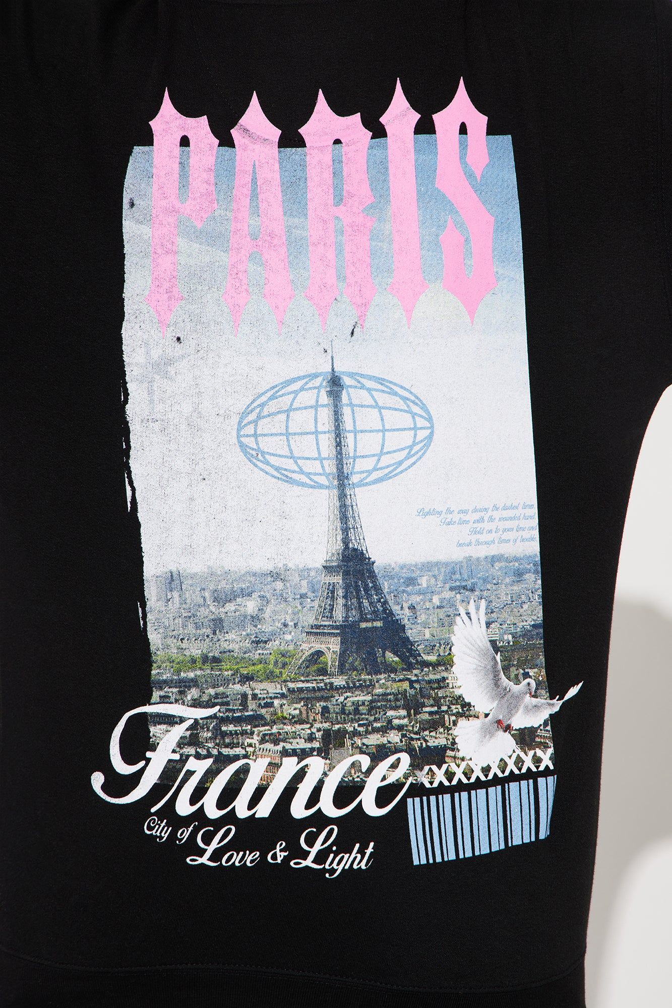 Love From Paris Hoodie - Black sold by Fashion Nova product image thumbnail 4