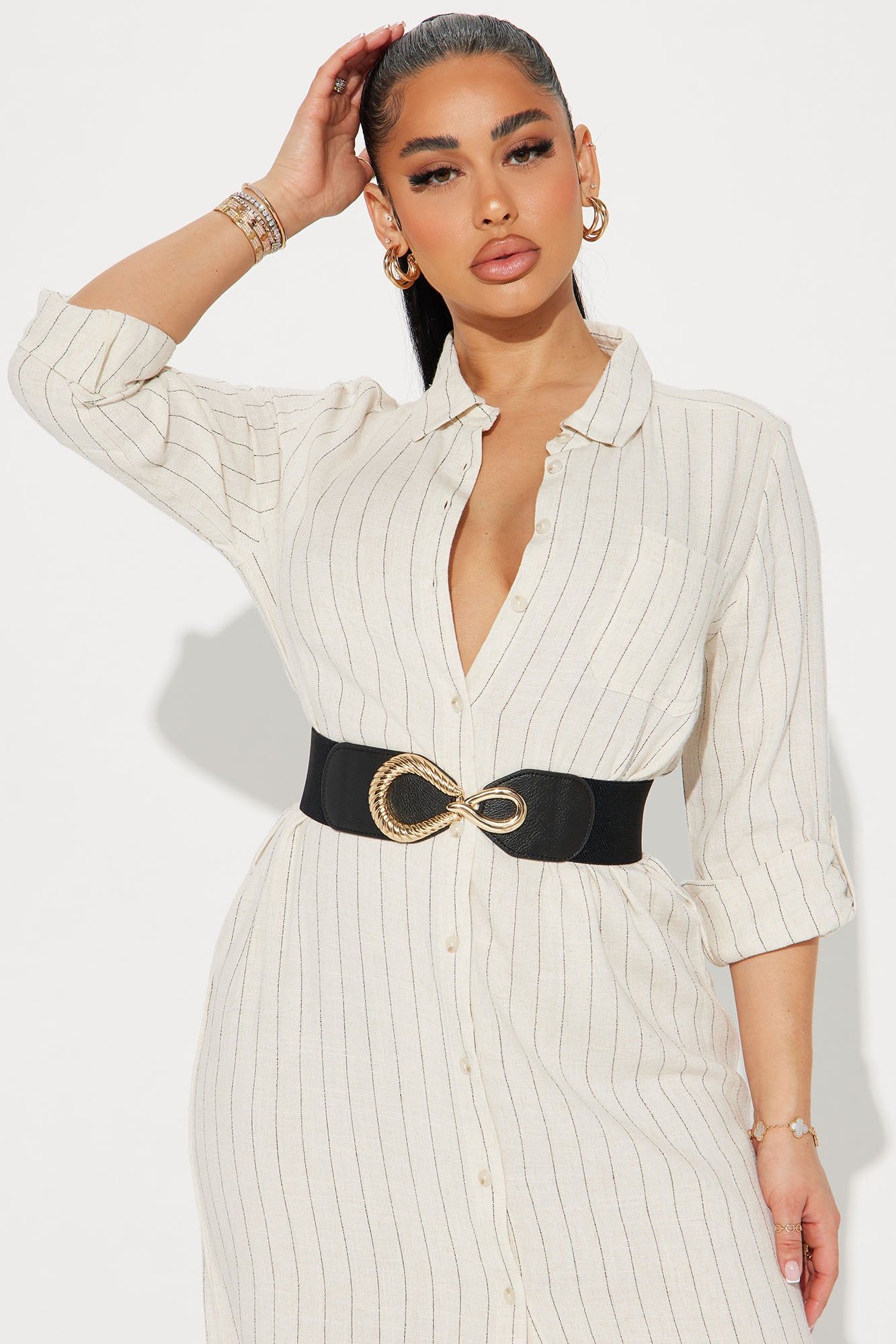 Make It A Double Belt - Black/Gold sold by Fashion Nova product image thumbnail 4