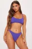 Nova Cotton Scoop Neck Bralette - Purple sold by Fashion Nova