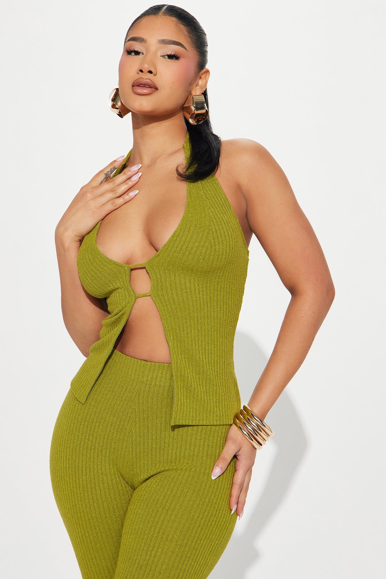 True Connection Pant Set - Olive sold by Fashion Nova product image thumbnail 2