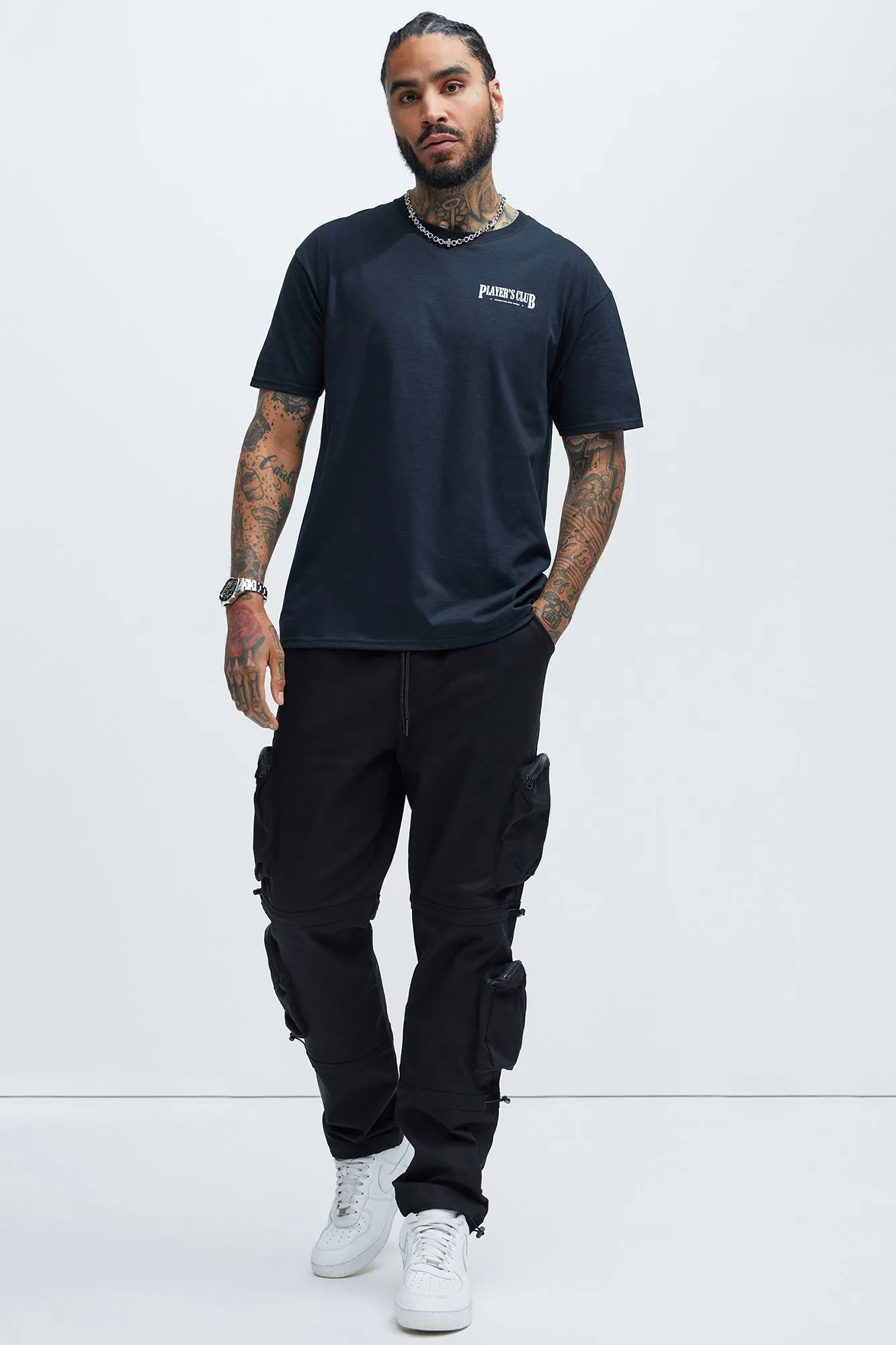 Player's Club One Step Ahead Short Sleeve Tee - Black sold by Fashion Nova product image thumbnail 2