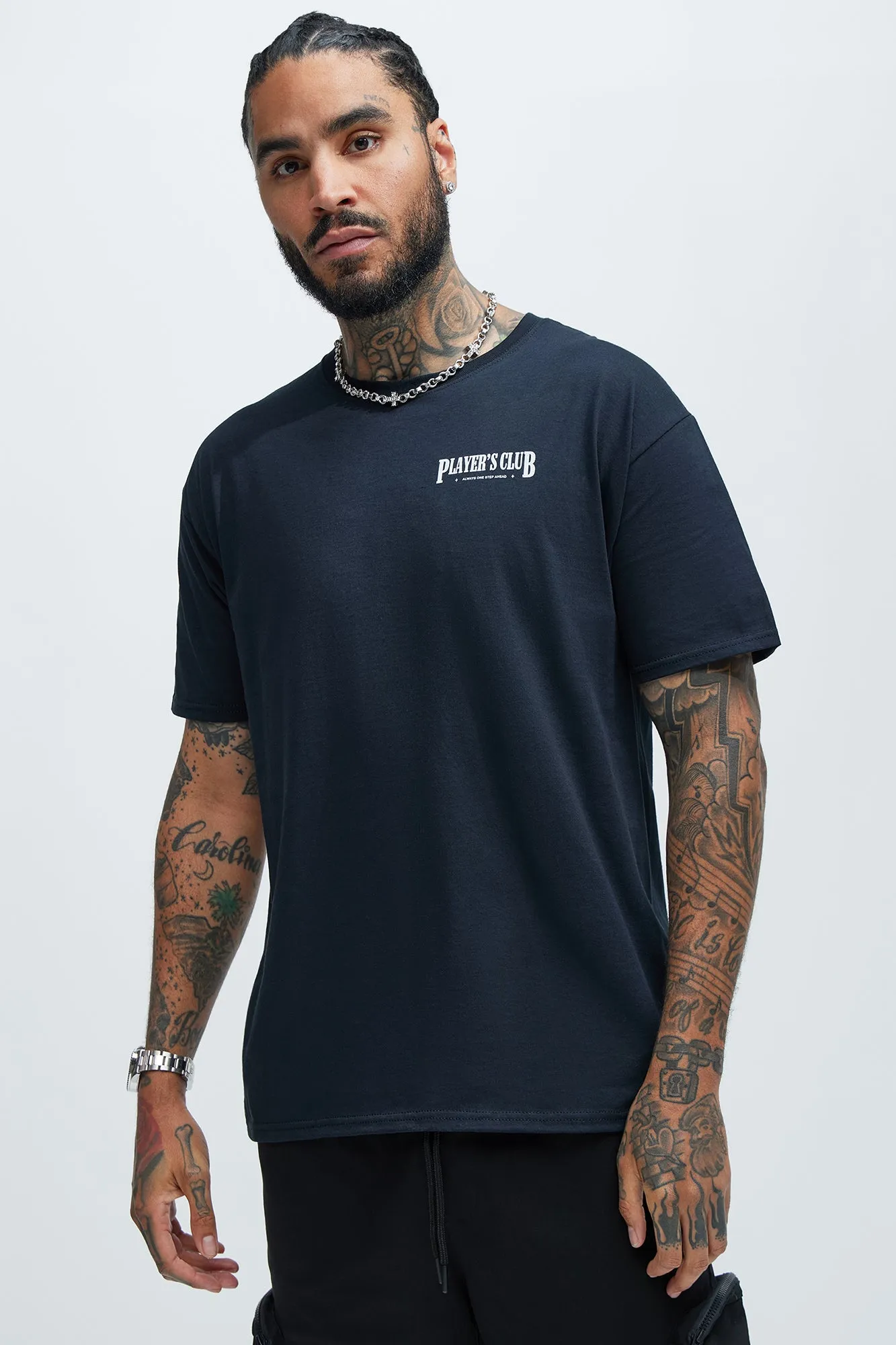 Player's Club One Step Ahead Short Sleeve Tee - Black sold by Fashion Nova product image thumbnail 4