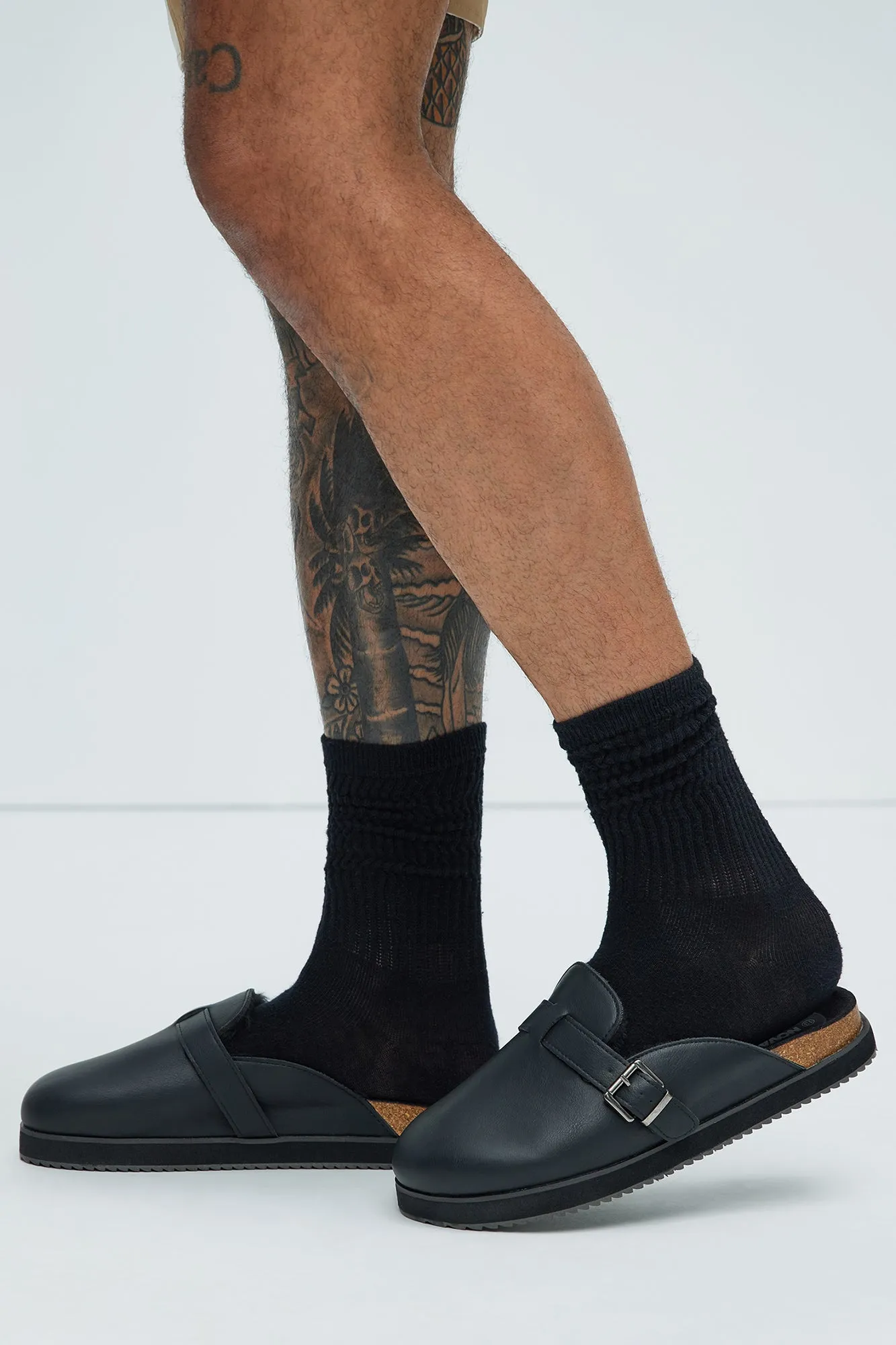 Slide Me Off Clogs - Black sold by Fashion Nova