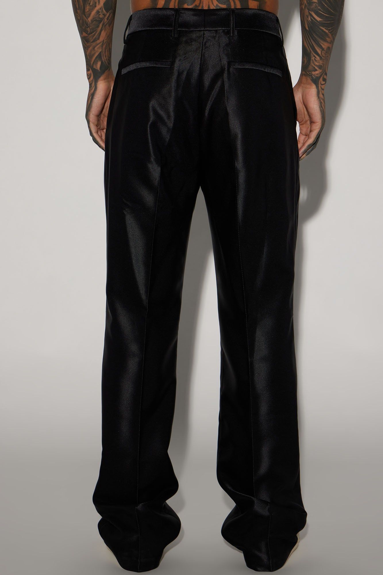 Call On Me Relaxed Flare Trousers - Black sold by Fashion Nova product image thumbnail 4