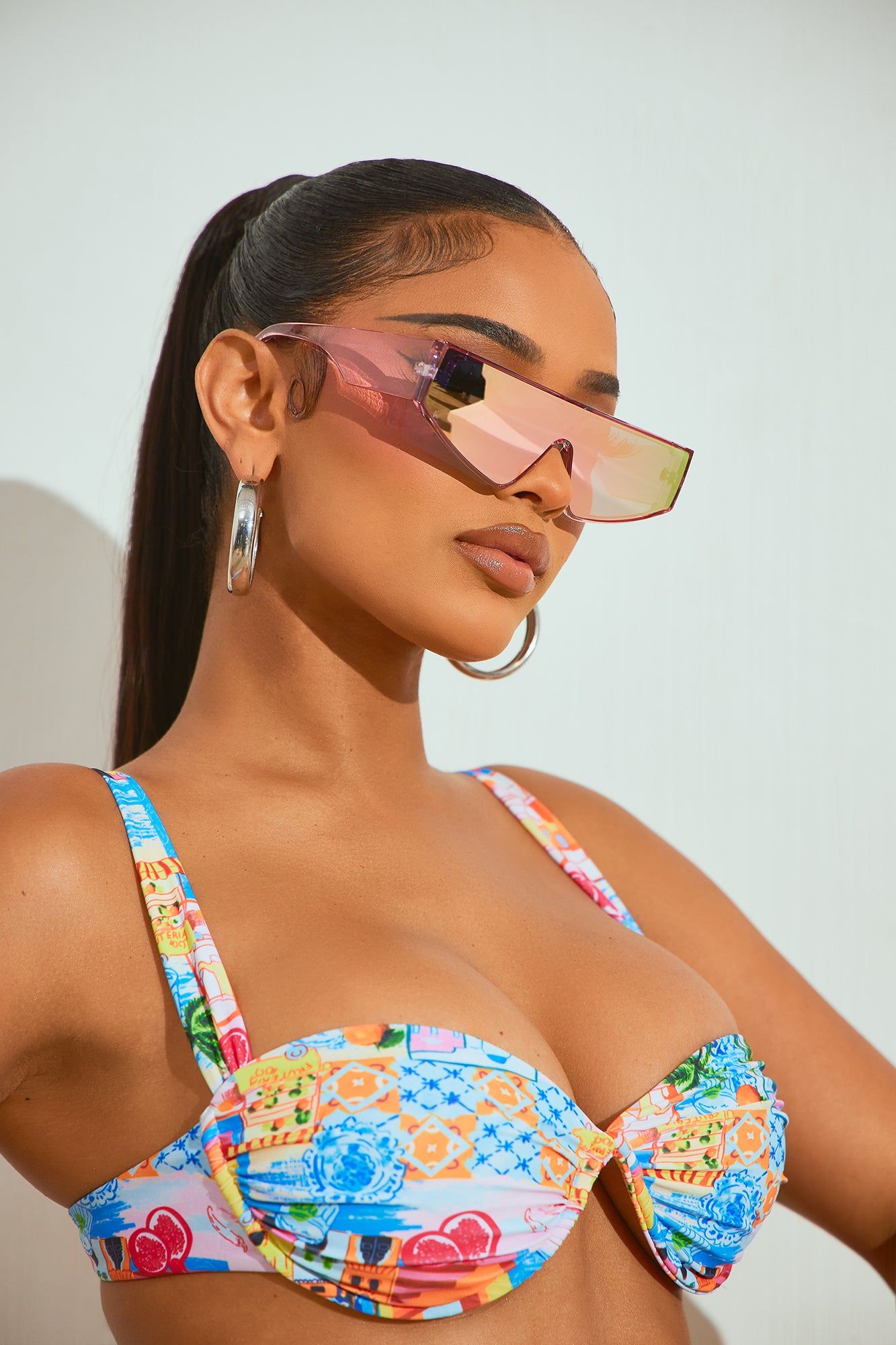 Just Making Sure Sunglasses - Pink sold by Fashion Nova