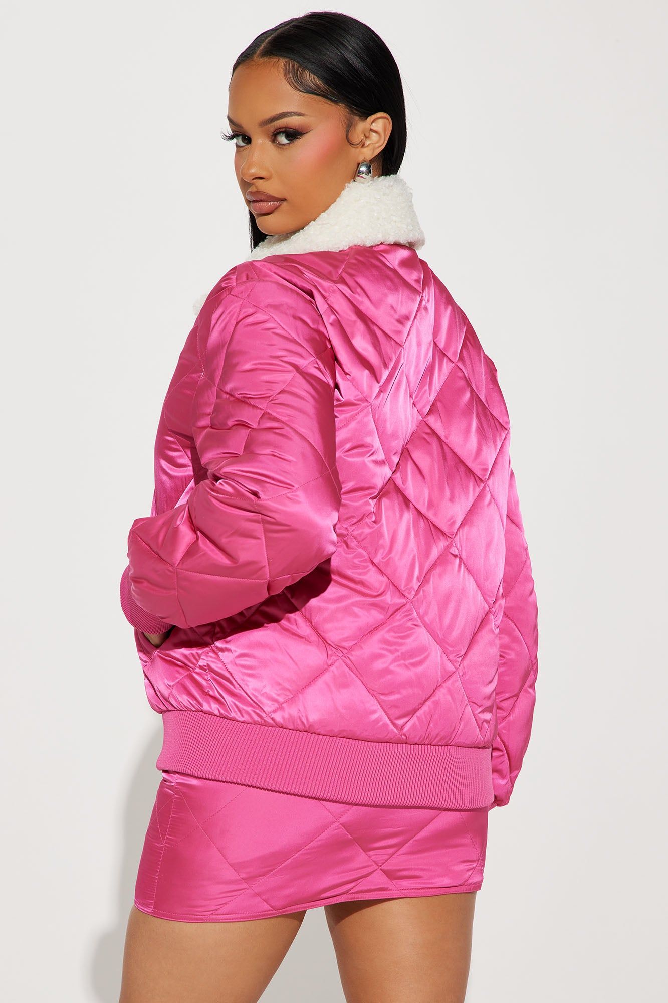 Kaylee Quilted Mini Skirt Set - Pink sold by Fashion Nova product image thumbnail 3