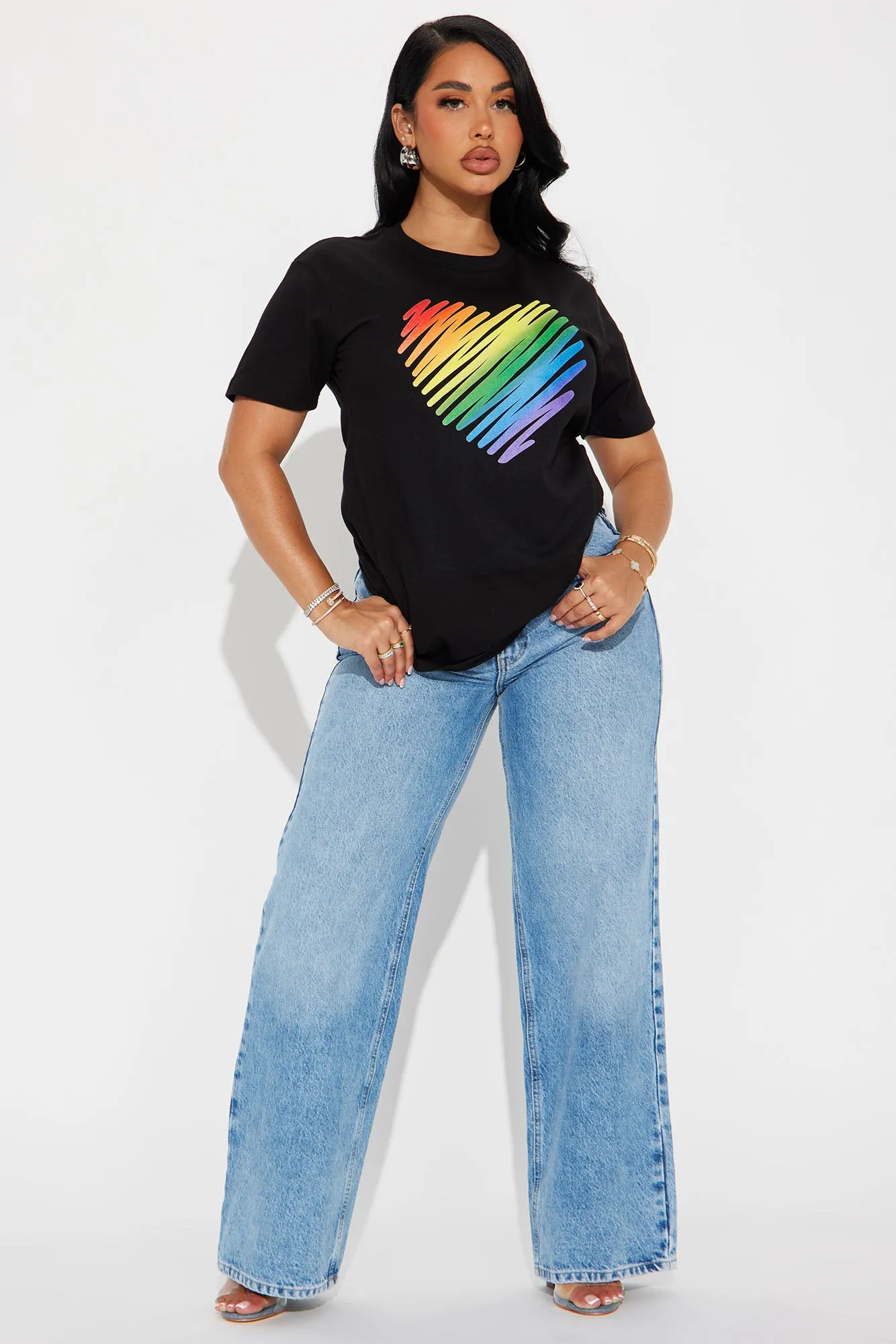 Love Is Love Pride Tee - Black sold by Fashion Nova product image thumbnail 2