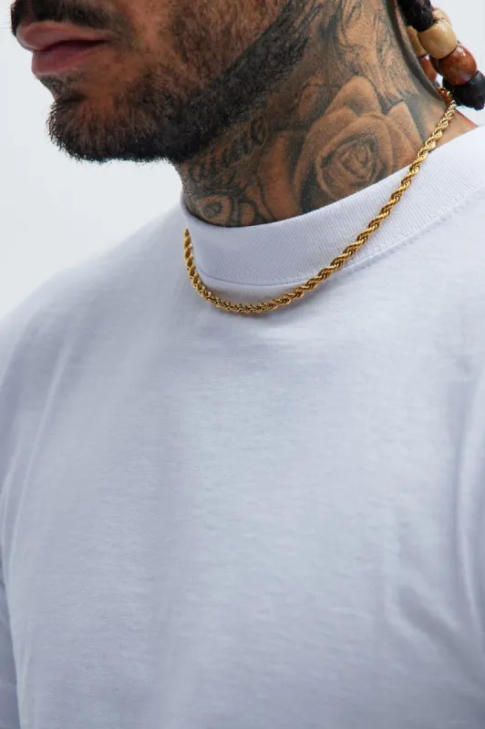5mm Premium 18″ Rope Chain Necklace - Gold sold by Fashion Nova