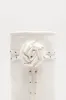 Keep The Roses Overlay Boots - White sold by Fashion Nova