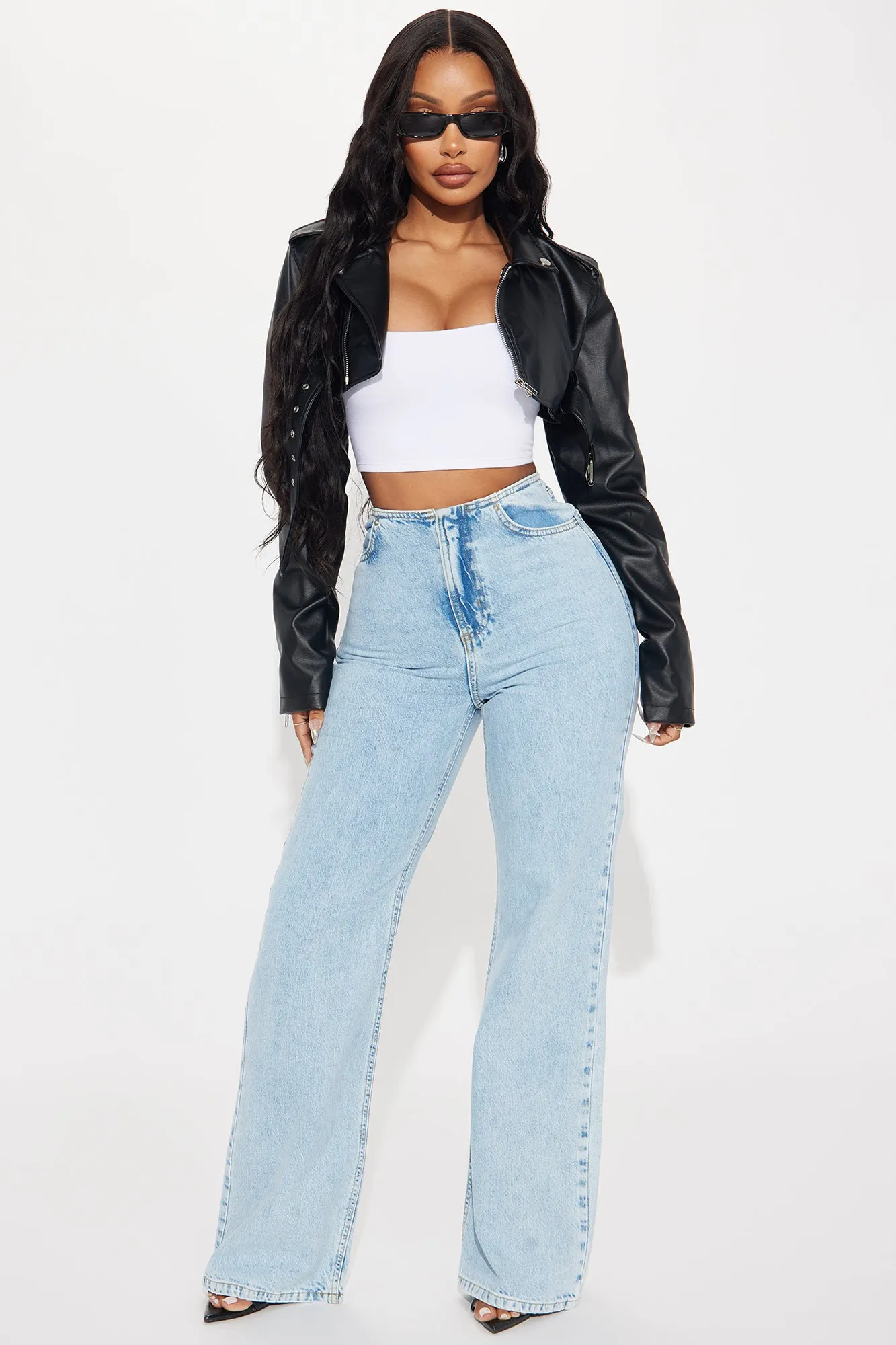 Alysia Baggy Flare Jeans - Light Wash sold by Fashion Nova product image thumbnail 2