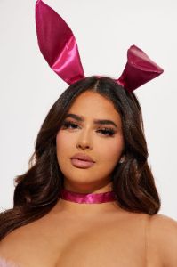 Like It's Hard Bunny 5 Piece Costume Set - Pink sold by Fashion Nova