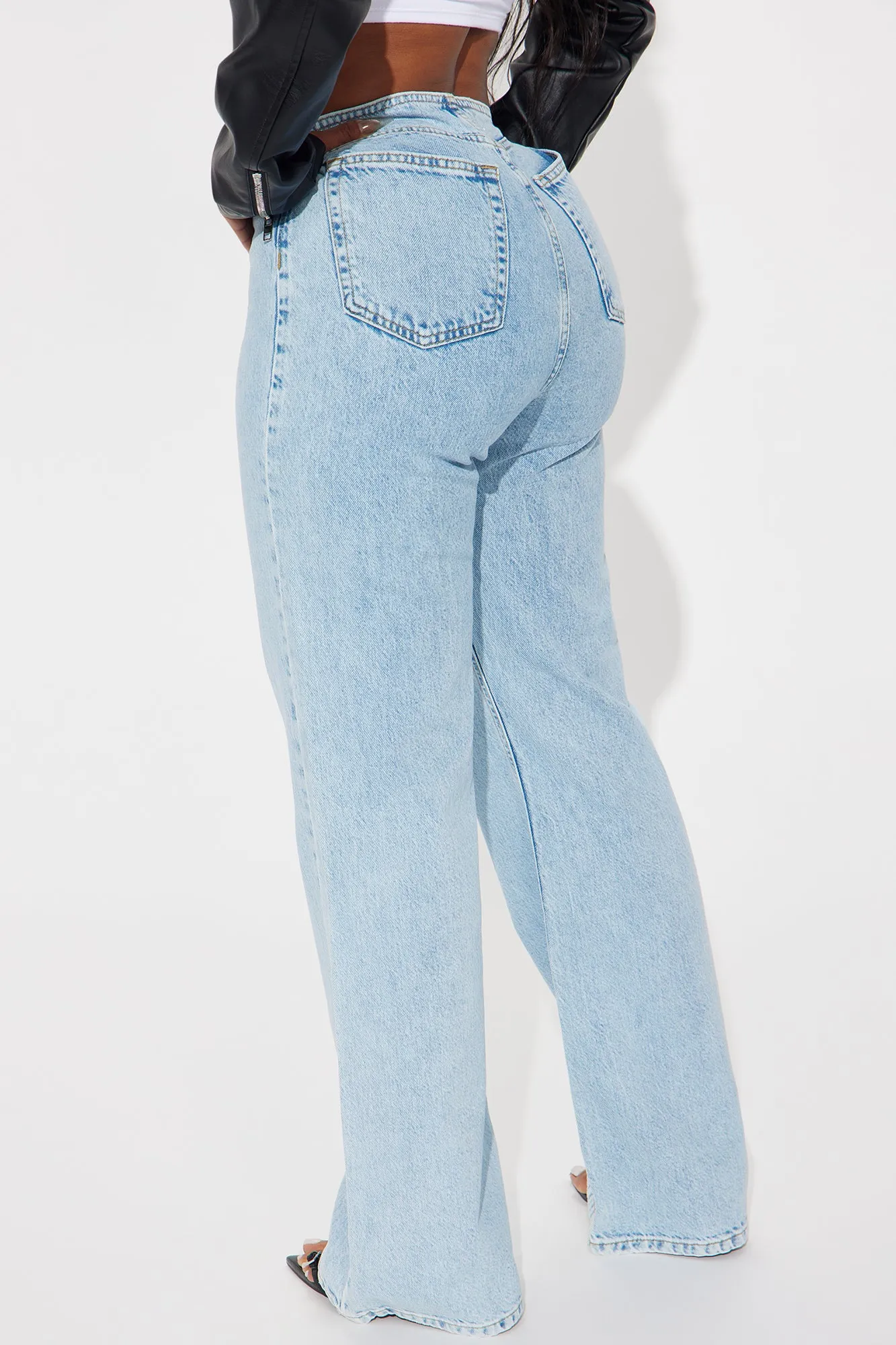 Alysia Baggy Flare Jeans - Light Wash sold by Fashion Nova product image thumbnail 3