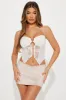 Eliza Lace Halter Top - White sold by Fashion Nova