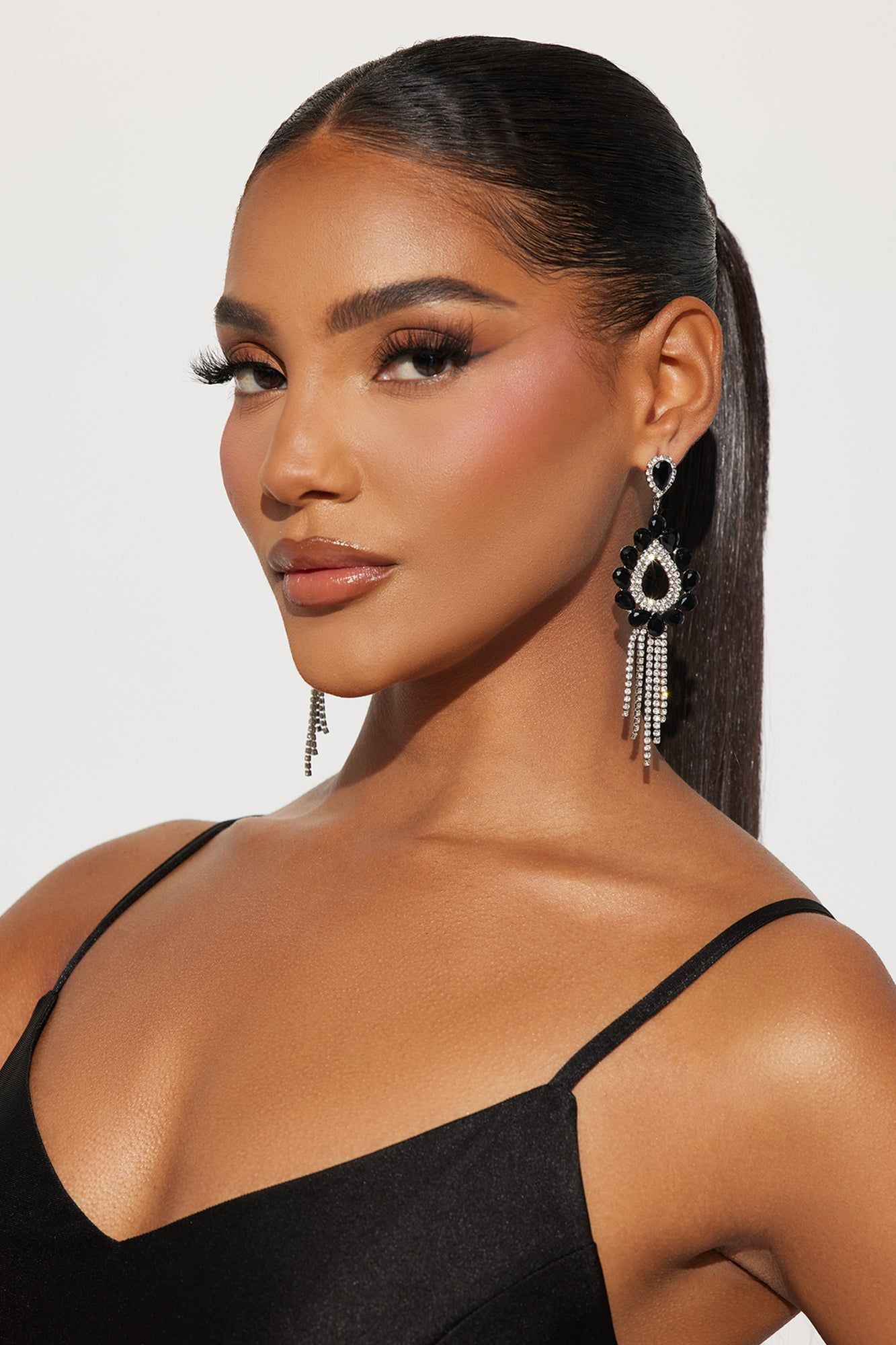Expect The Most Drop Earrings - Black sold by Fashion Nova product image thumbnail 2