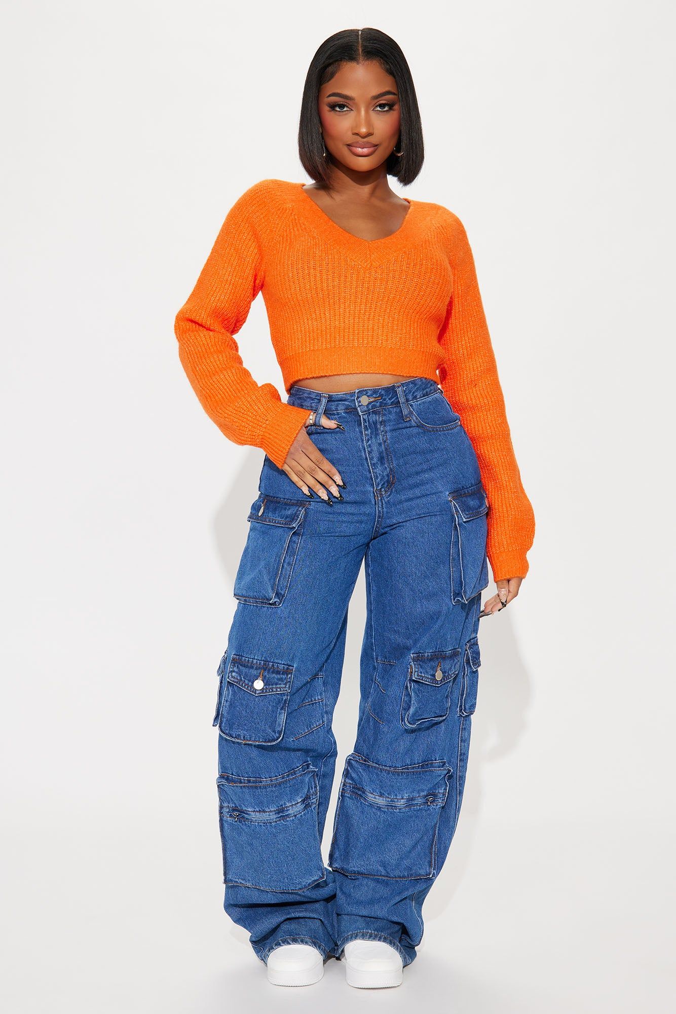Brentley Sweater - Orange sold by Fashion Nova product image thumbnail 2