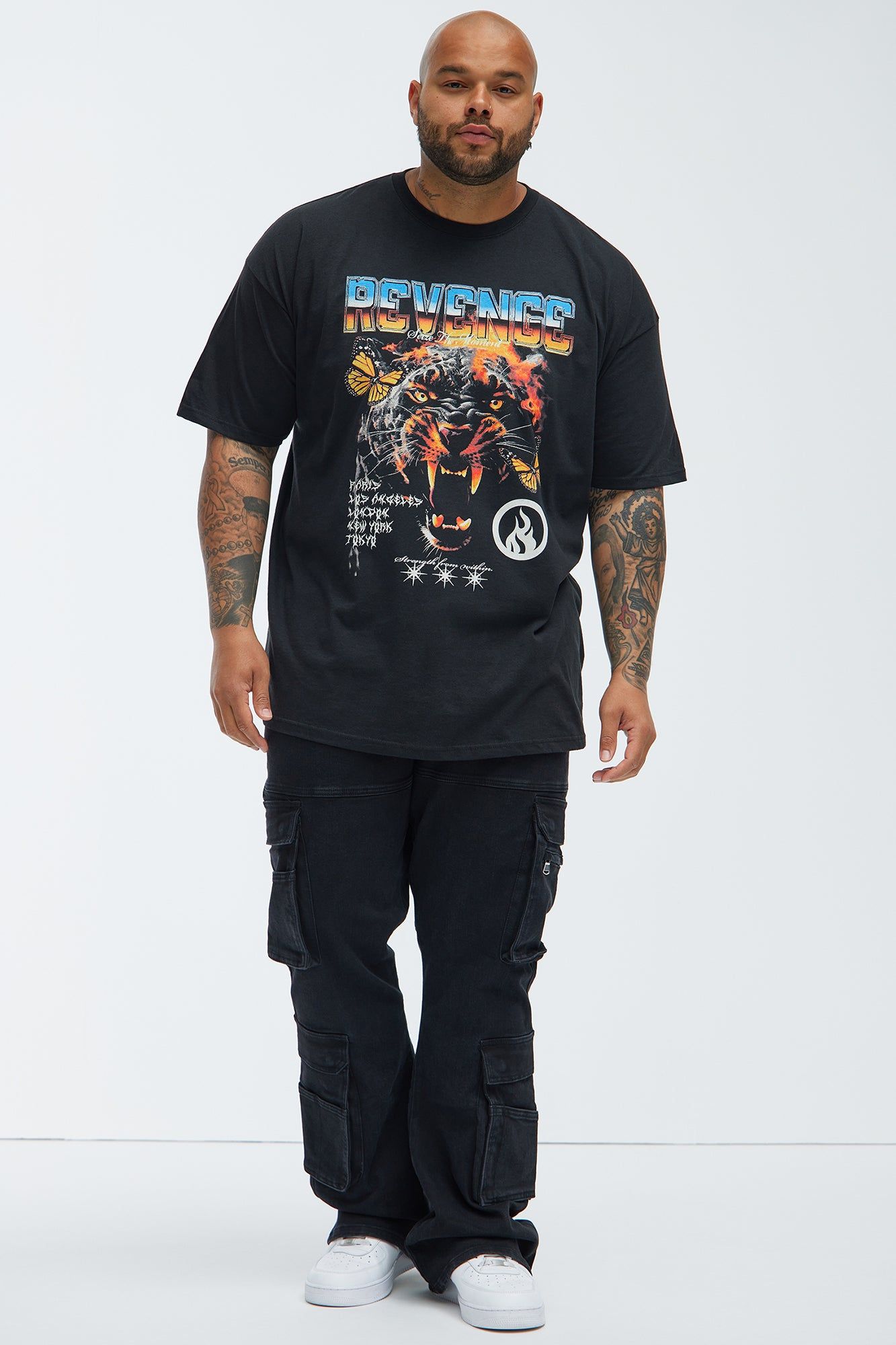 Revenge Seize The Moment Short Sleeve Tee - Black sold by Fashion Nova product image thumbnail 5