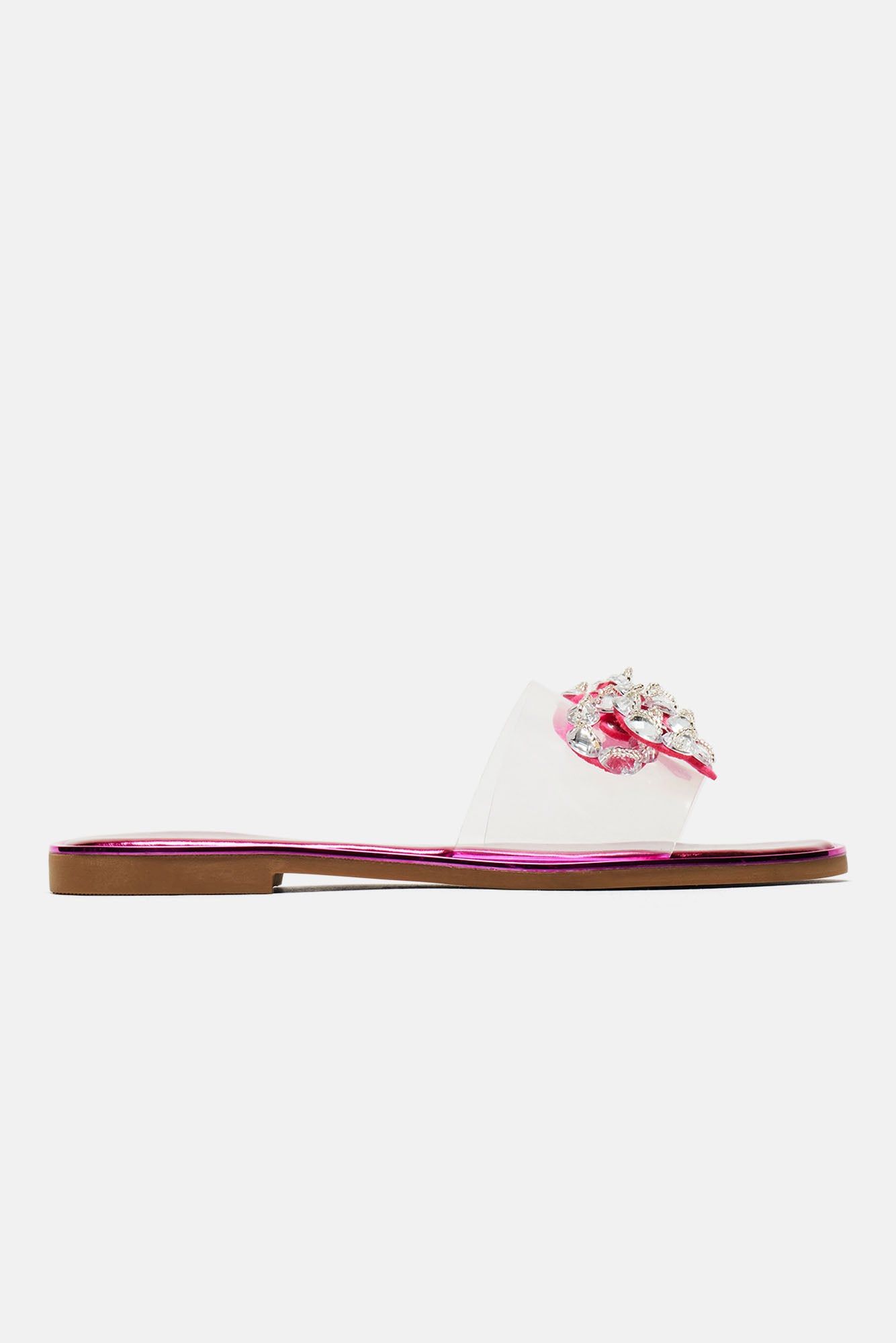 My Bestie Flat Sandals - Pink sold by Fashion Nova product image thumbnail 5